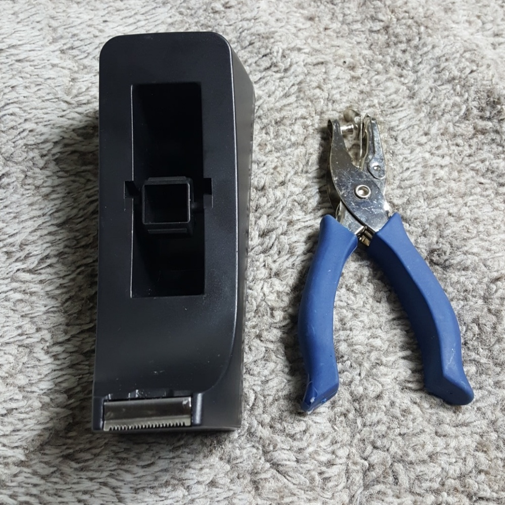 Tape Dispenser & Hole Puncher